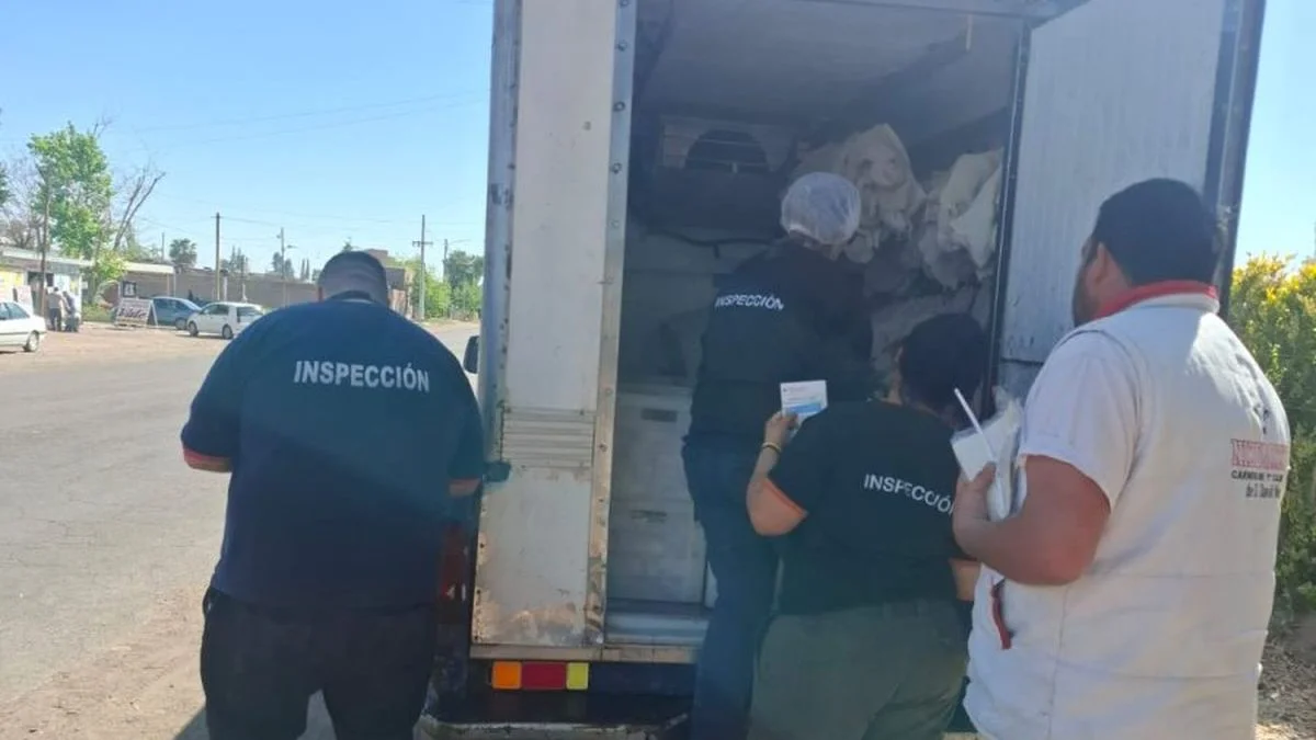 Las Heras: la Policía Rural secuestró más de mil kilos de alimentos en mal estado