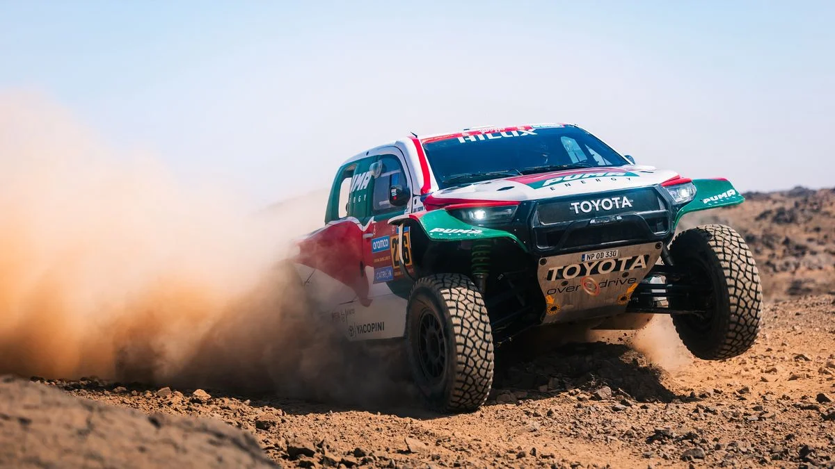 Juan Cruz Yacopini aprieta y finaliza tercero la cuarta etapa del Rally Dakar