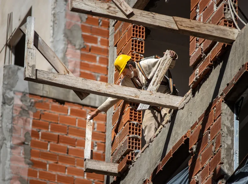 Los materiales para la construcción registraron una caída en abril. 