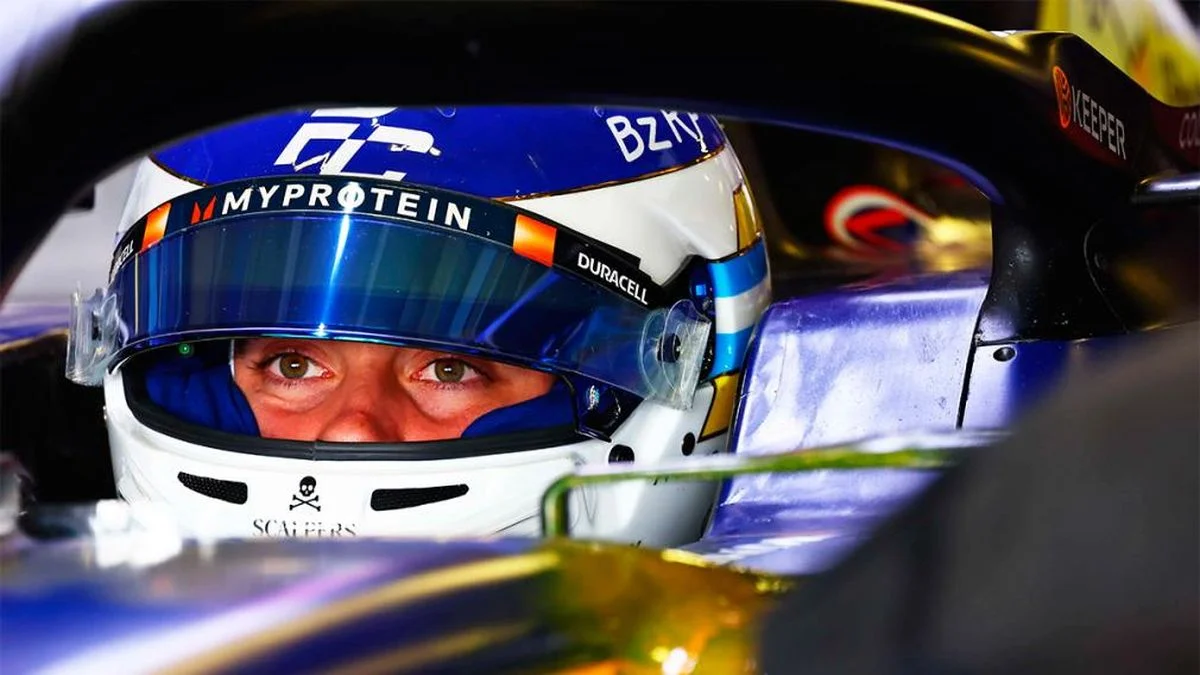 El lamento de Franco Colapinto sobre su debut en la Fórmula 1 con Williams
