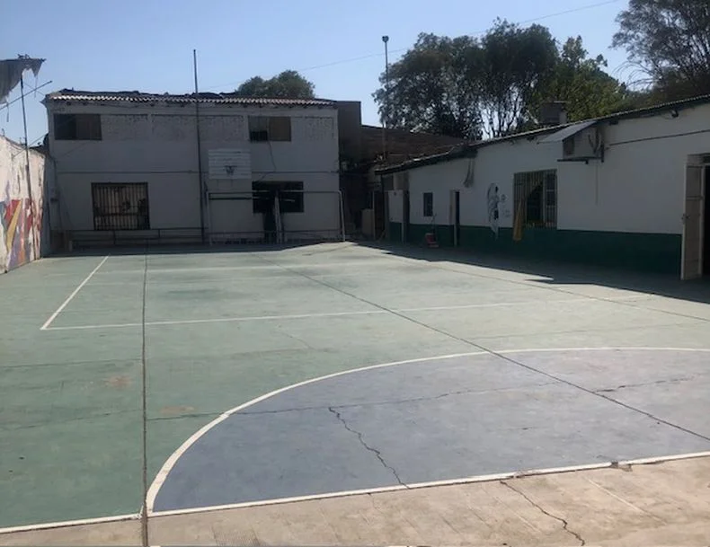 La cancha donde juegan al newcom 