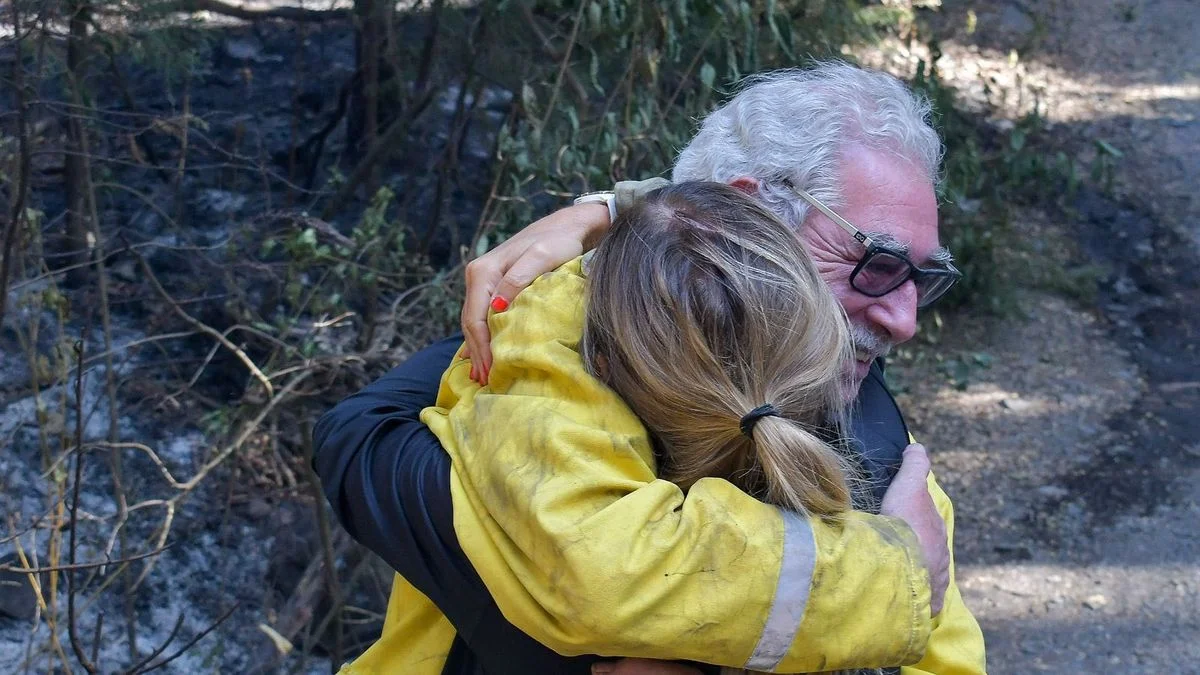 La lluvia fue recibida con emoción en la Patagonia, pero piden "no aflojar"