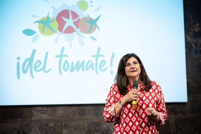 Gabriela Testa en la presentación de la cuarta edición del Festival ¡Del Tomate!