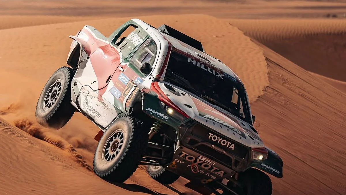 Juan Cruz Yacopini brilla en el Rally Dakar: fue cuarto en la segunda etapa disputada en Arabia Saudita