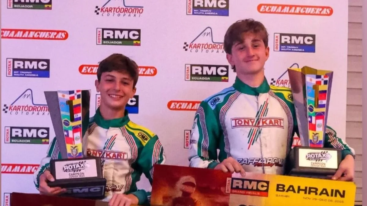 Orgullo mendocino: la épica remontada de Francisco Figueroa para consagrarse campeón sudamericano de karting
