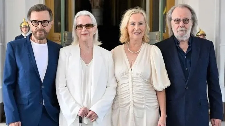 Los integrantes de ABBA en el 2024.