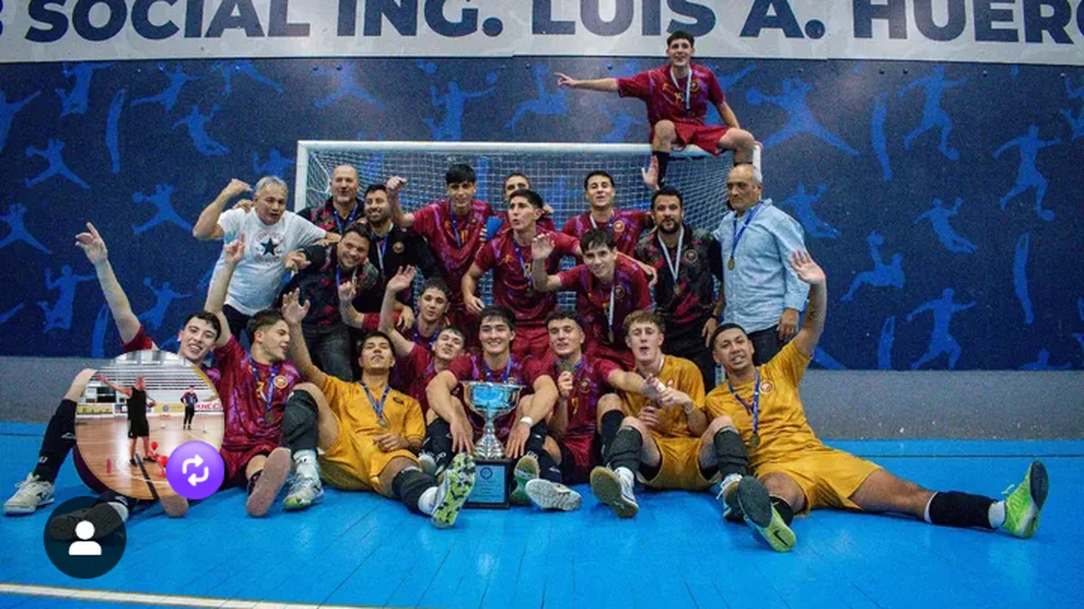 La Selección de Mendoza de fútbol de salón se coronó tricampeona C-20