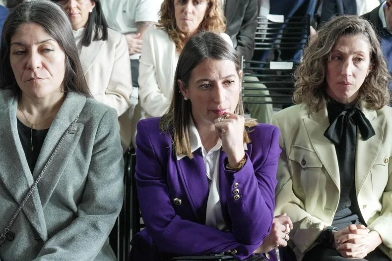 Macarena D'Ambrogio, novia de Correa Llano y senadora electa por la alianza entre libertarios y radicales. 