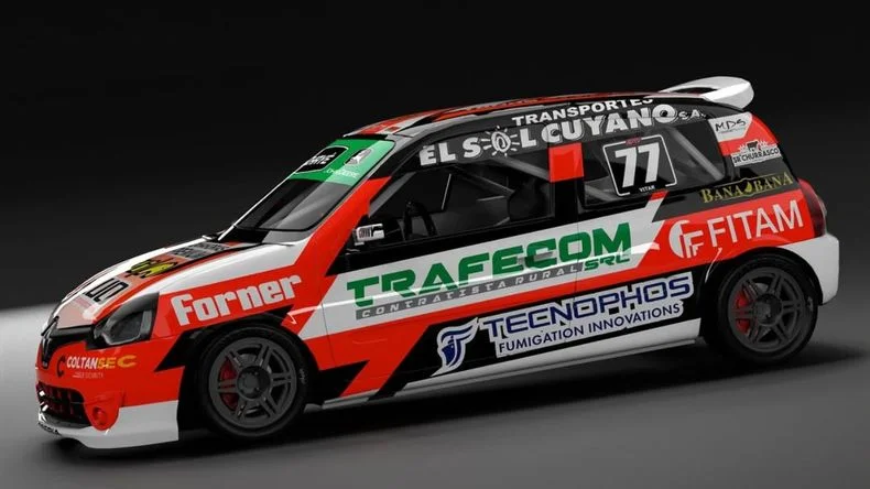 El Renault Clio con el que Vitar vuelve a la C3.