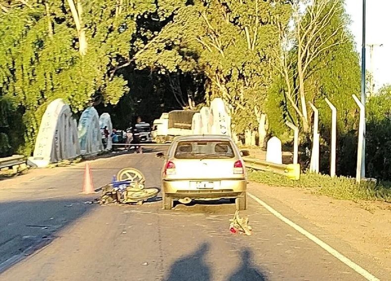 Un chico murió en la Ruta 34.
