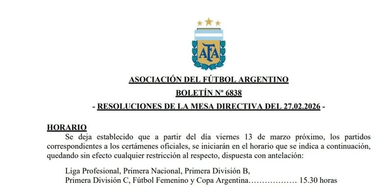 La medida que adopt&oacute; AFA.