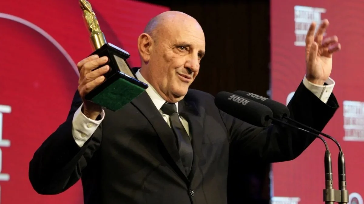 El actor Gabriel "Puma" Goity se llevó el Oro en los Martín Fierro de Teatro