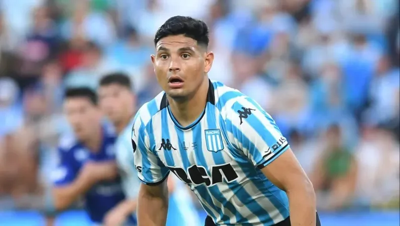 Maxi Salas, el futbolista que despert&oacute; un conflicto entre River y Racing.
