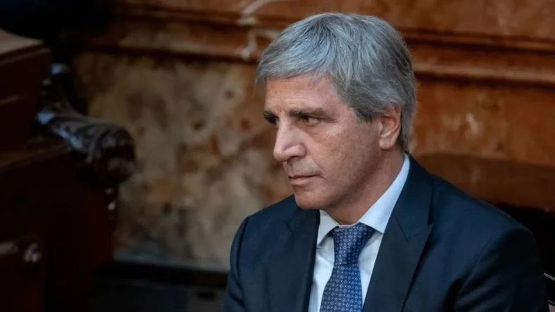 Luis Caputo, ministro de Econom&iacute;a.&nbsp;