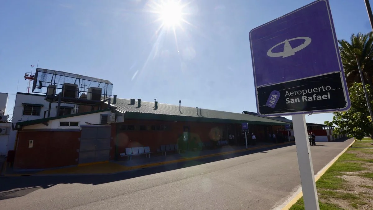 Aeropuerto de San Rafael: finalmente se retomaron las obras de ampliación