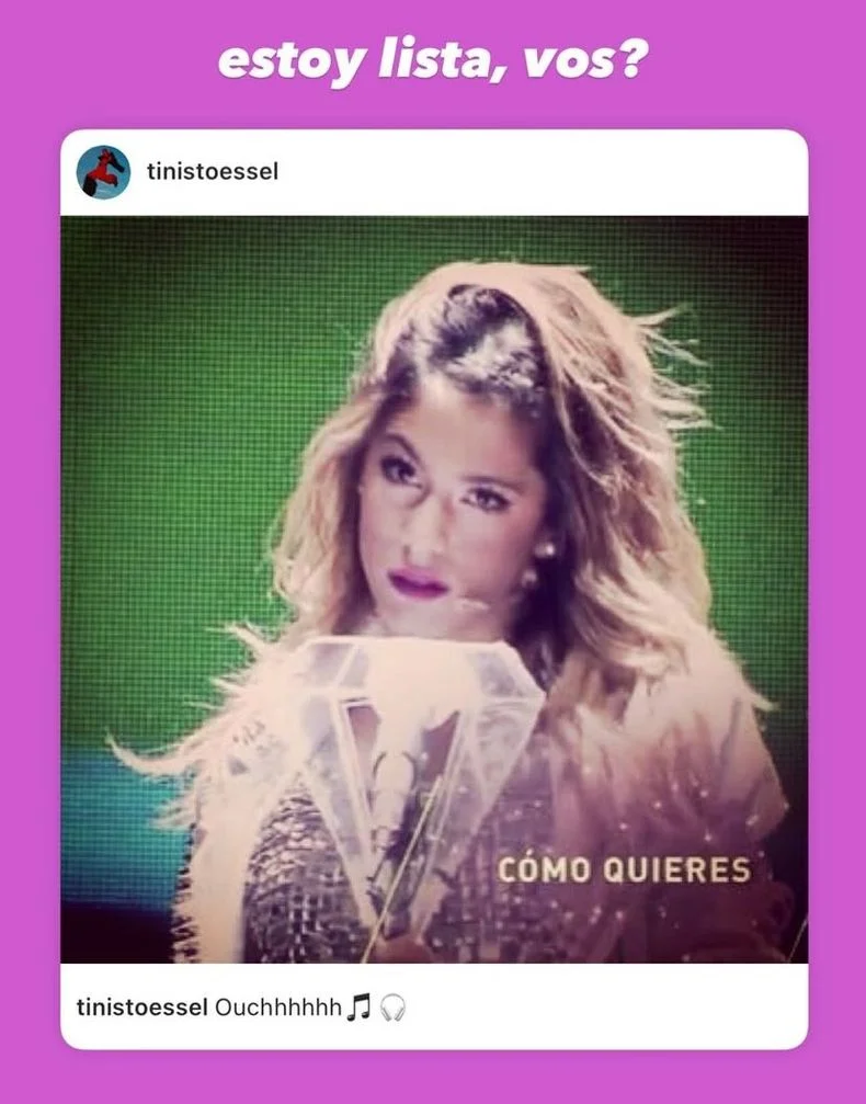Tini sigue generando expectativa con sus posteos en redes.