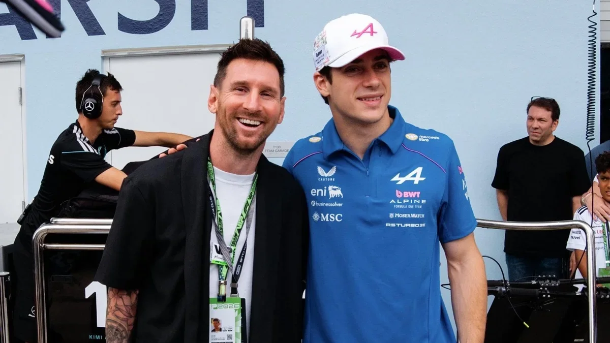 El sabio consejo que le dio Messi a Franco Colapinto para su carrera en el automovilismo