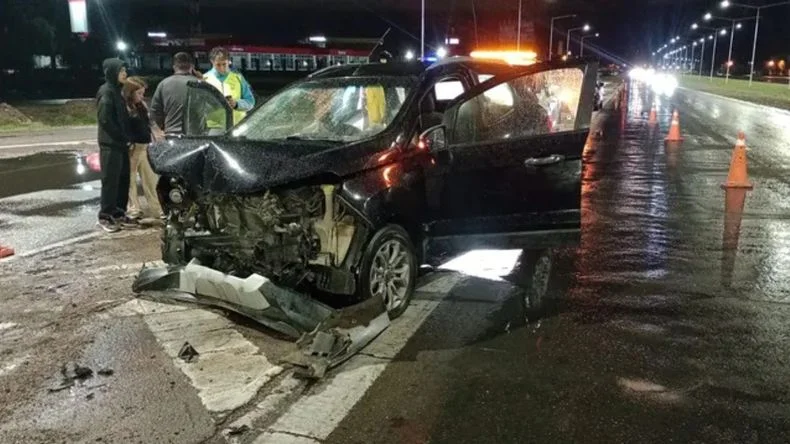 El conductor dio positivo de alcoholemia. 
