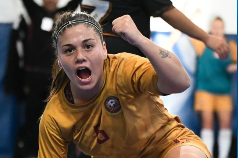 Catalina Vicario, figura de Mendoza en el fútbol de salón femenino.
