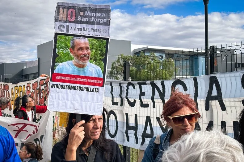Uspallata está convulsionada desde que se reactivó el expediente de la minera San Jorge. 