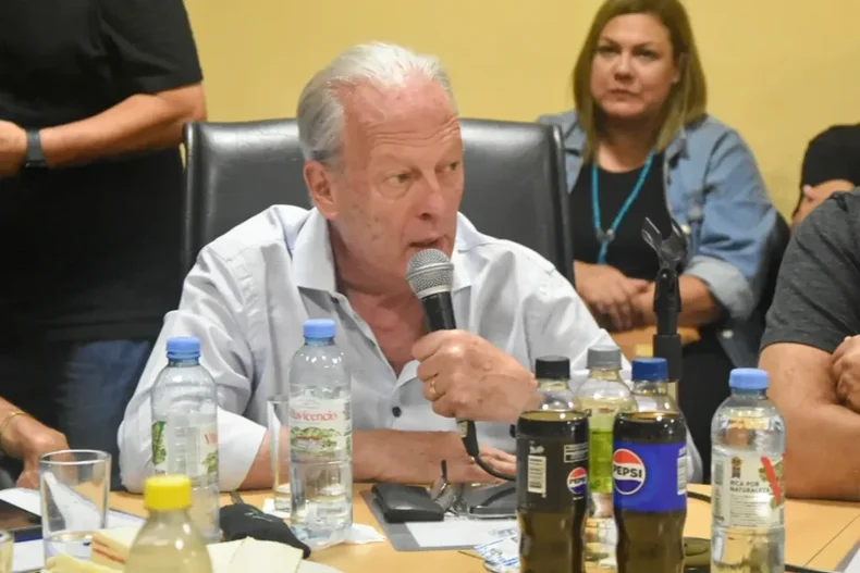 El secretario adjunto de la&nbsp;CGT&nbsp;y titular de&nbsp;UPCN,&nbsp;Andr&eacute;s Rodr&iacute;guez.