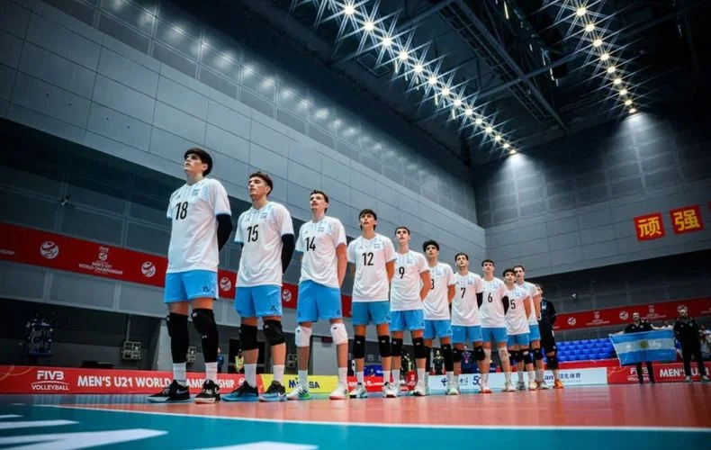 La Selección argentina de vóley cayó frente a Irán en los octavos de final del Mundial U21. 