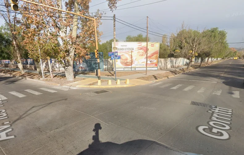 Zona donde fue detectado anoche el conductor alcoholizado