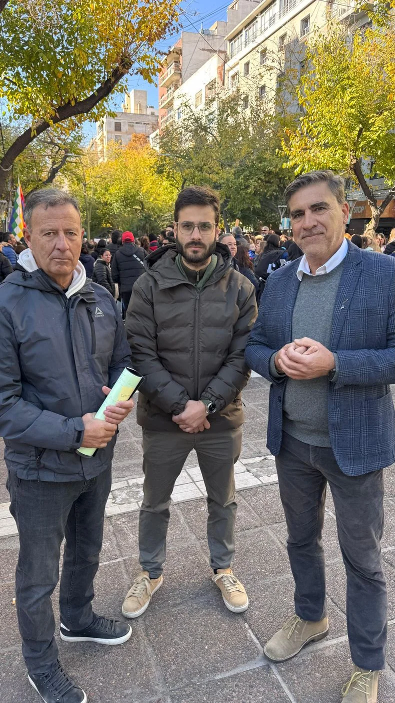 Dirigentes del Partido Verde: Dugar Chappel, Emanuel Fugazzotto y Mario Vadillo.&nbsp;