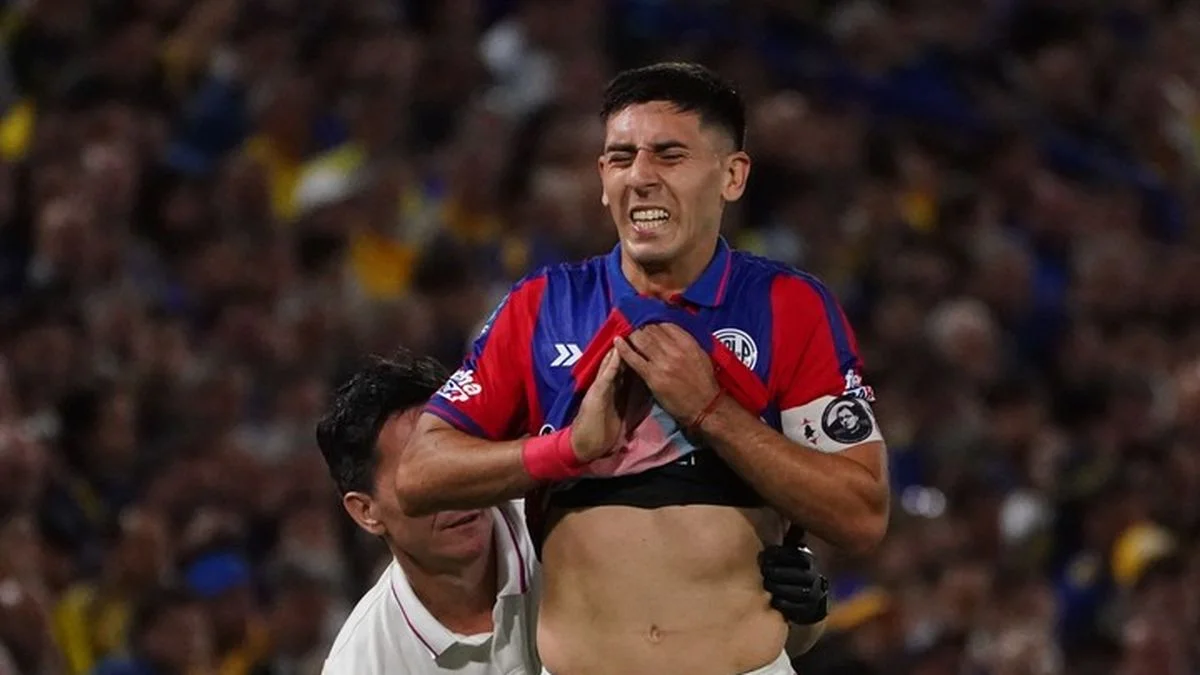 La grave lesión de un mendocino en Boca-San Lorenzo