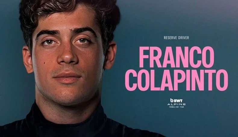 Franco Colapinto cambi&oacute; de escuder&iacute;a y correr&aacute; para Alpine.