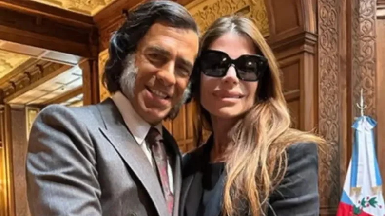 Leo Sbaraglia reveló lo que le pasó cuando Zulemita visitó el set de "Menem"
