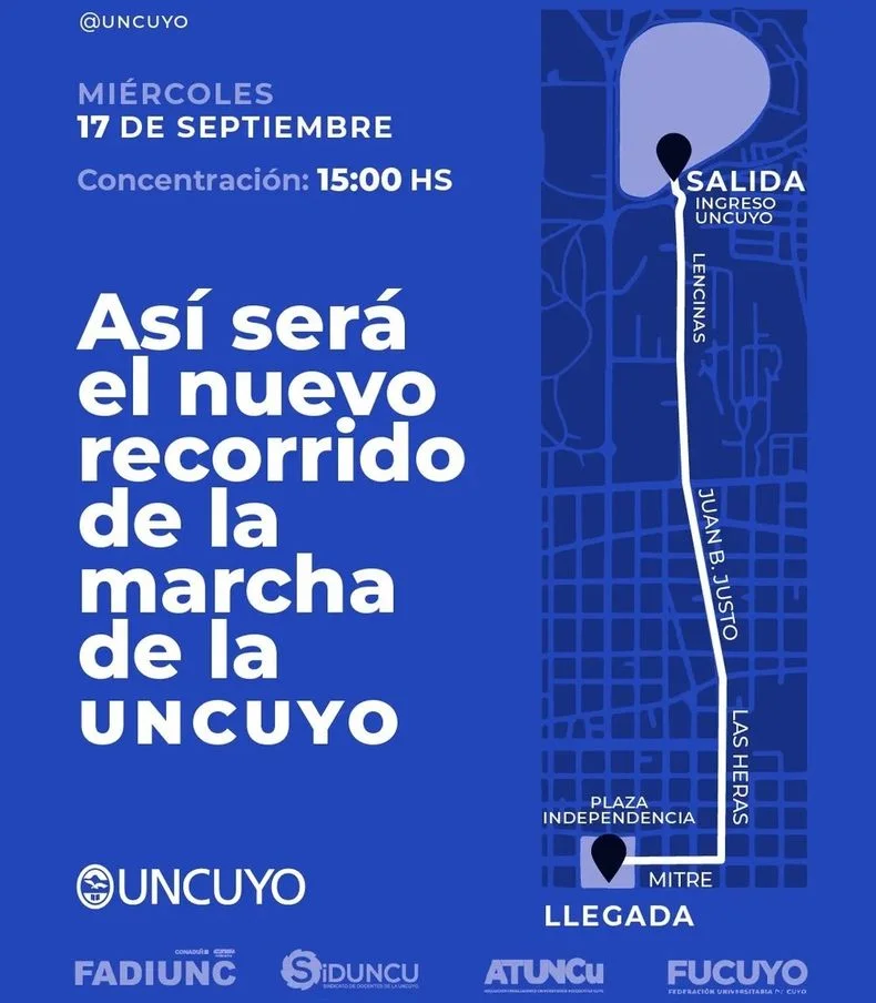 Se viene una nueva marcha federal y la UNCuyo ser&aacute; parte.
