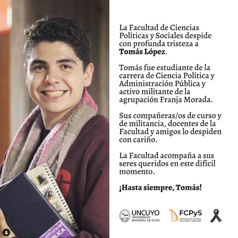 El comunicado de la UNCuyo.