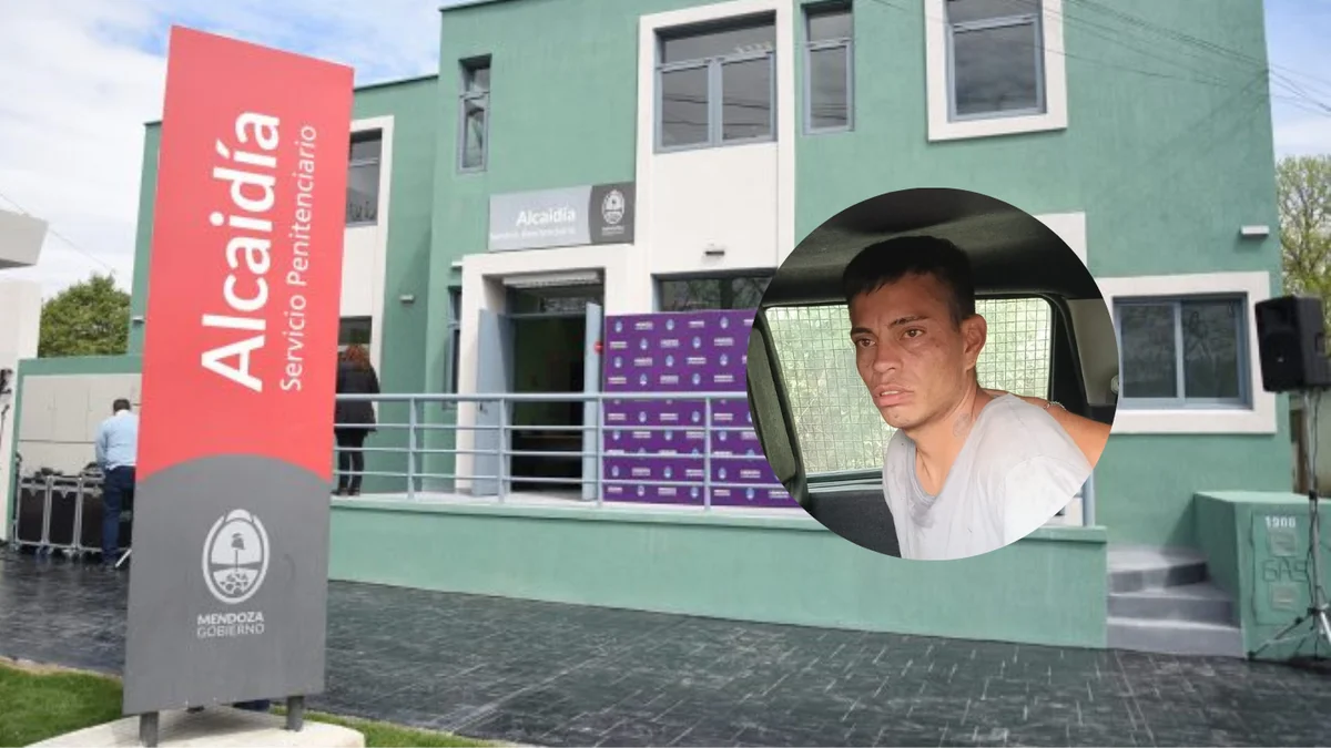 Recapturaron al otro preso que se fugó de la Alcaidía de Tunuyán, donde murió un penitenciario descompensado