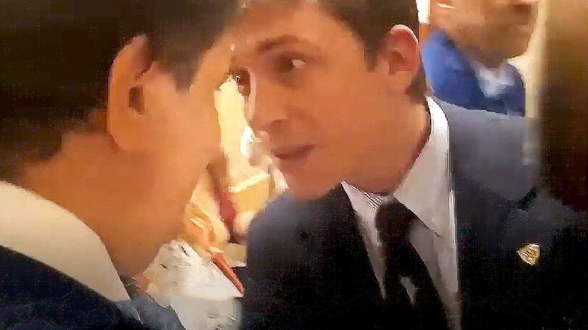 Se conoció el video completo de Santiago Caputo increpando a Manes