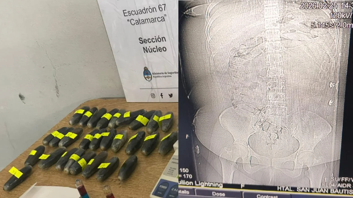 Detienen a mujer que transportaba más de 90 cápsulas de cocaína con destino a Mendoza