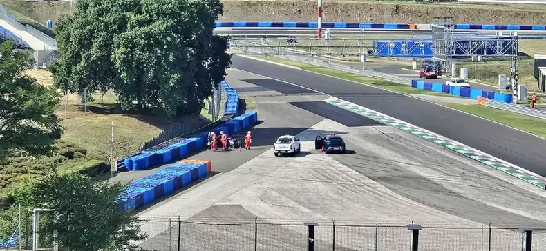 El duro accidente de Franco Colapinto.