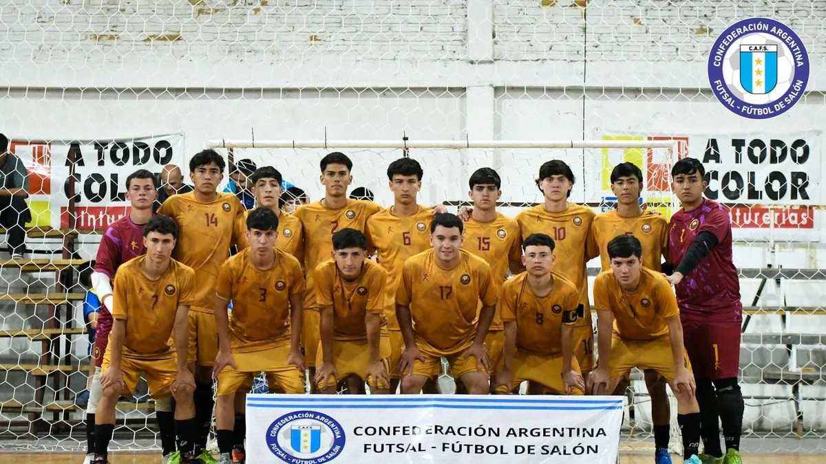Fútbol de Salón: Mendoza goleó a Los Antiguos y piensa en los playoffs del Argentino de Selecciones C17