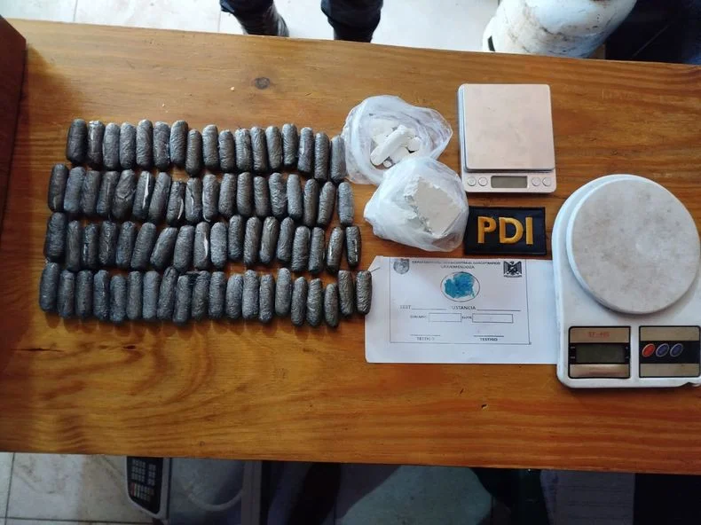 Coca&iacute;na incautada.