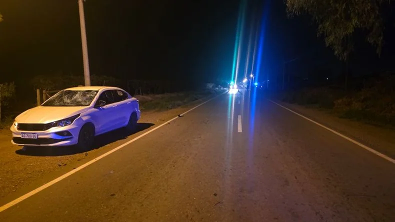 El auto involucrado en el accidente fatal