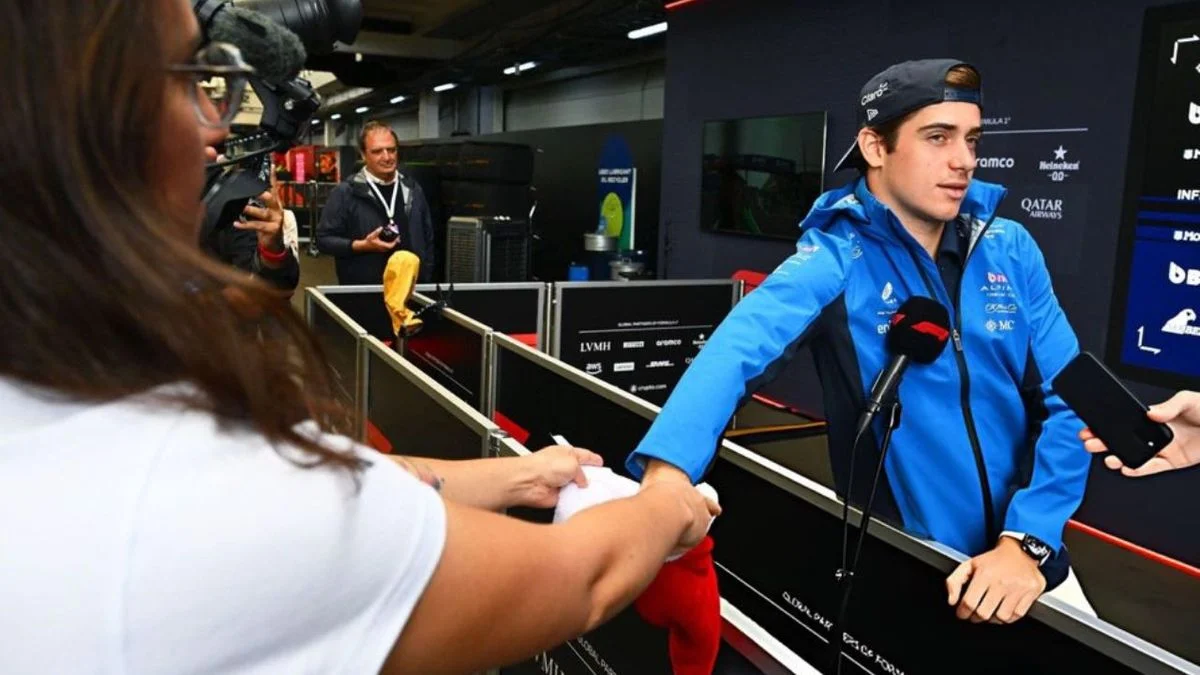 ¿Podría haber sido el argentino?": el ingenioso regalo de Franco Colapinto a un piloto inglés que es viral