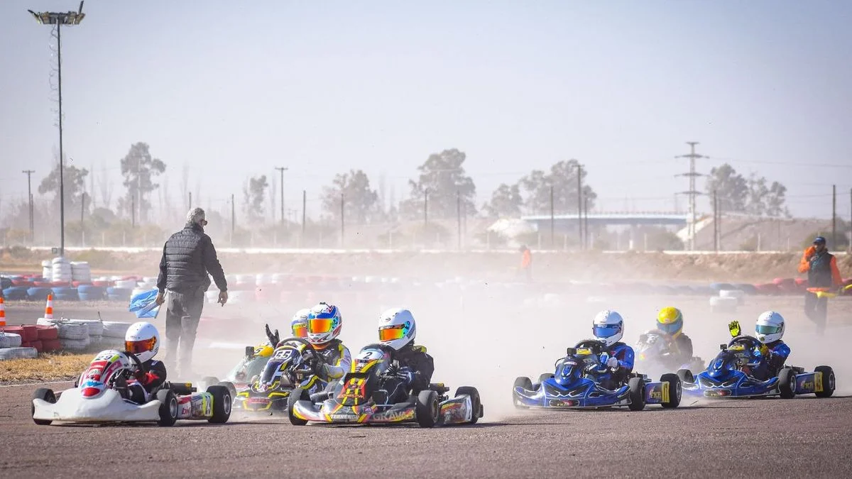 La tercera fecha del Mendocino de Karting se corrió en San Martín: Pontoni, Tejada y Campione, los destacados