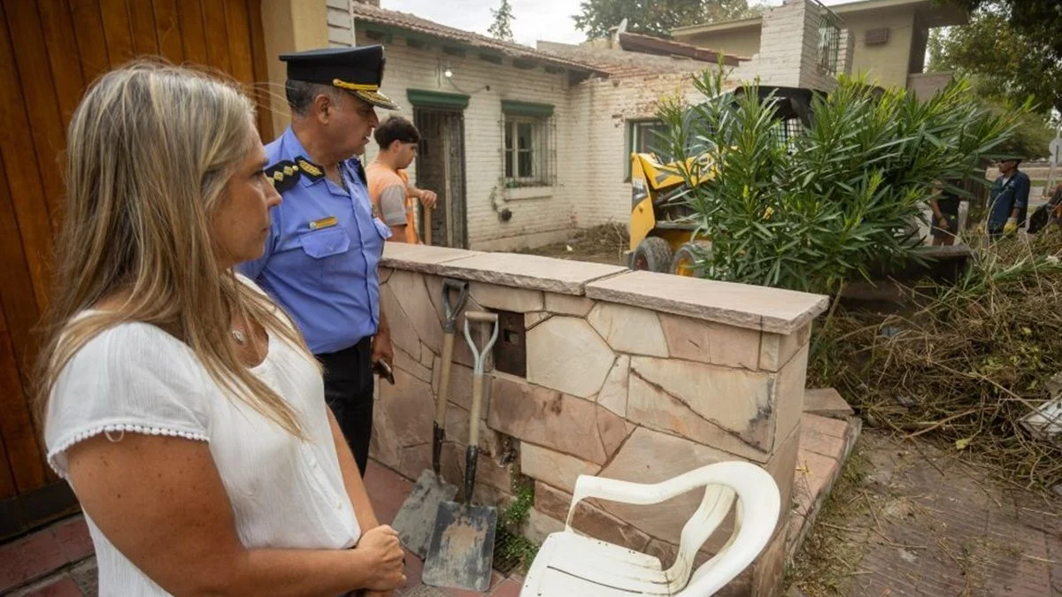 Primer operativo antiaguantaderos: clausuraron y tapiaron una vivienda usurpada