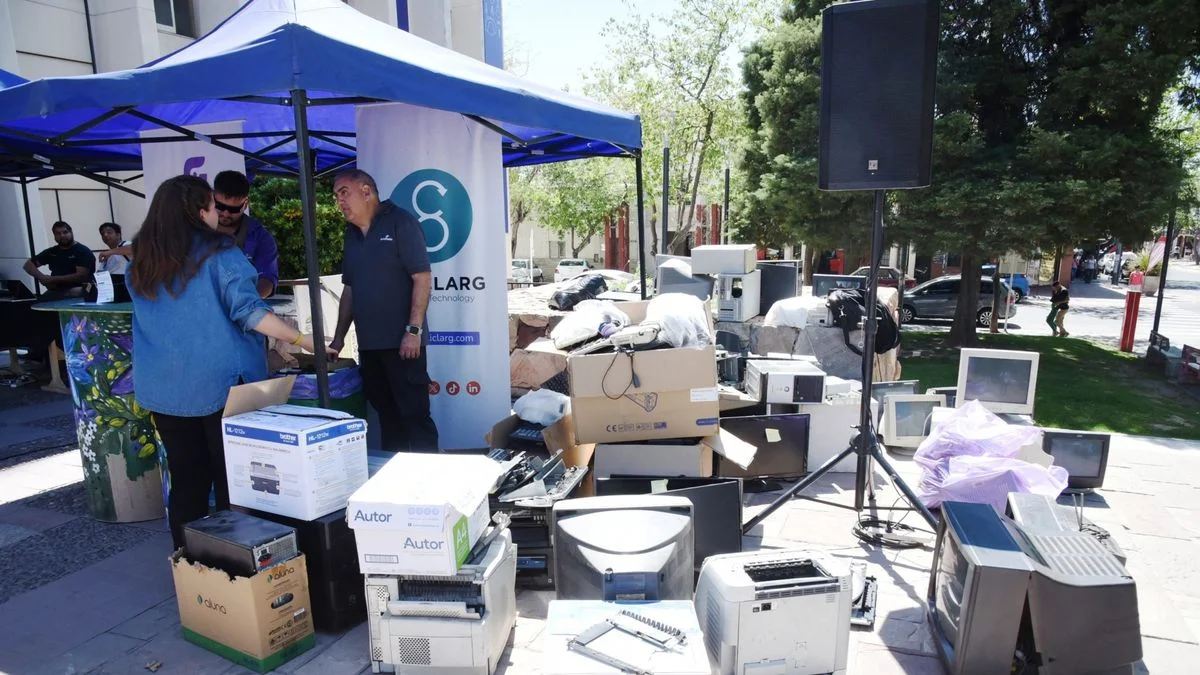 Guaymallén juntó más de 700 kilos de residuos electrónicos