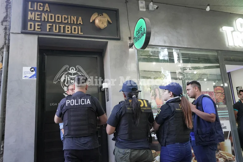 El enojo de Omar Sperdutti tras el allanamiento de Liga Mendocina.