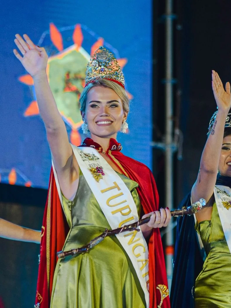 Micaela Galdame, reina de Tupungato
