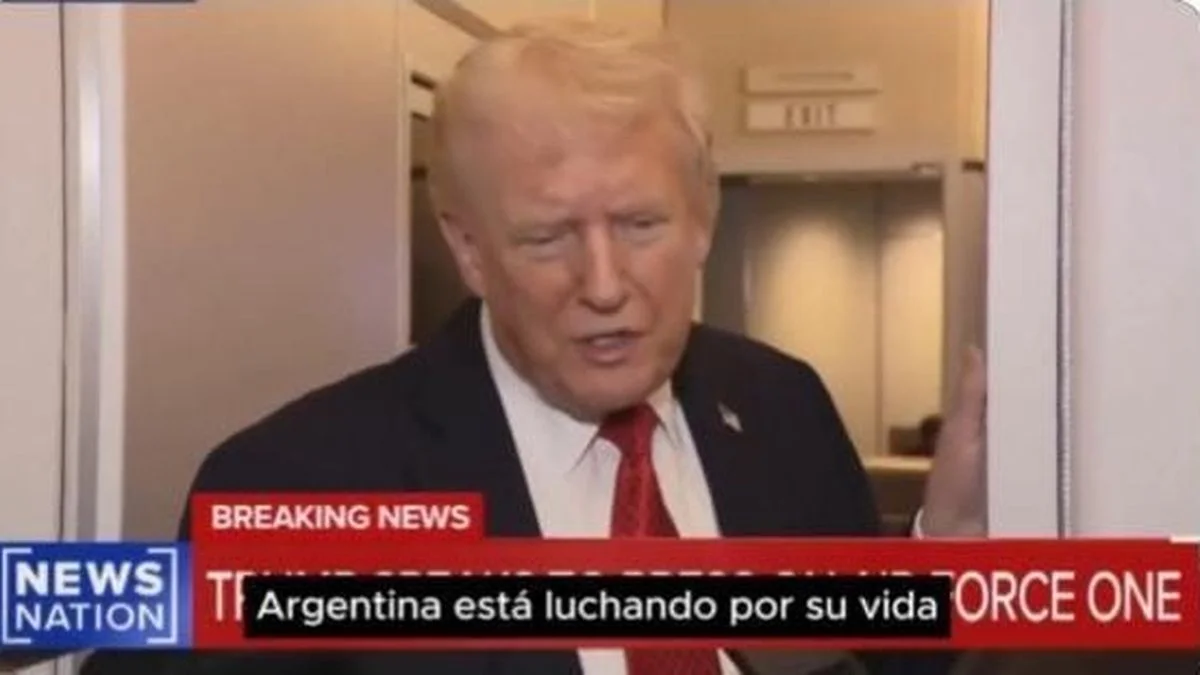 Humillante descripción de Trump: "Argentina está muriendo, no tiene dinero, no tiene nada"
