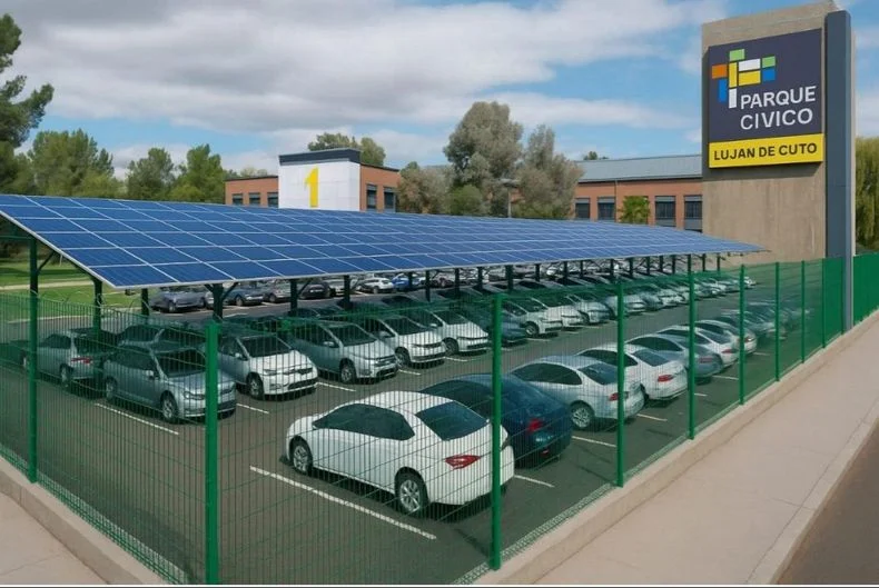 C&oacute;mo quedar&aacute; el parque solar en Luj&aacute;n de Cuyo.&nbsp;