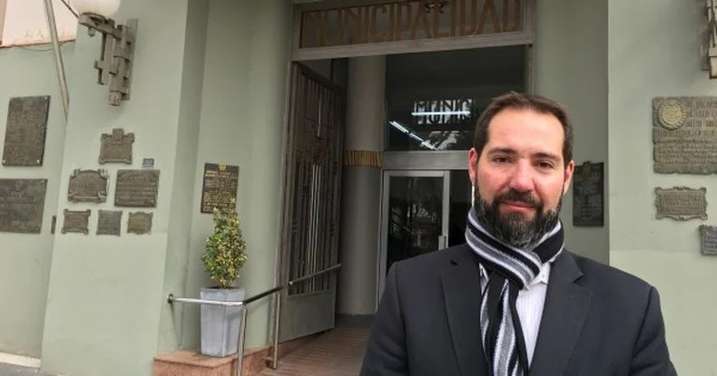 El concejal Mart&iacute;n Antolin, ex Partido Libertario. &nbsp;