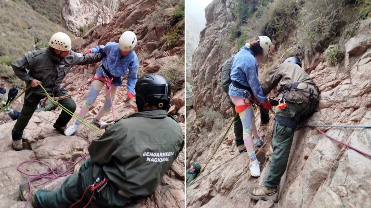 Sufrieron la altura: madre e hija debieron ser asistidas para descender de la montaña